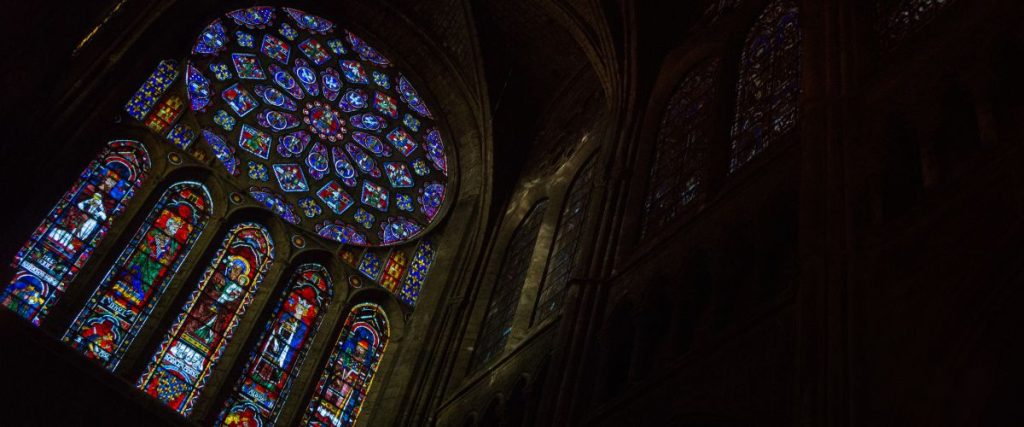vitrail de la cathédrale de chartres